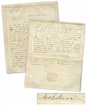 Superb Harriet Beecher Stowe Autograph Letter Signed Regarding Slavery -- ...Nothing more is needed than to awaken the attention of the public to an expose of the slave law system...